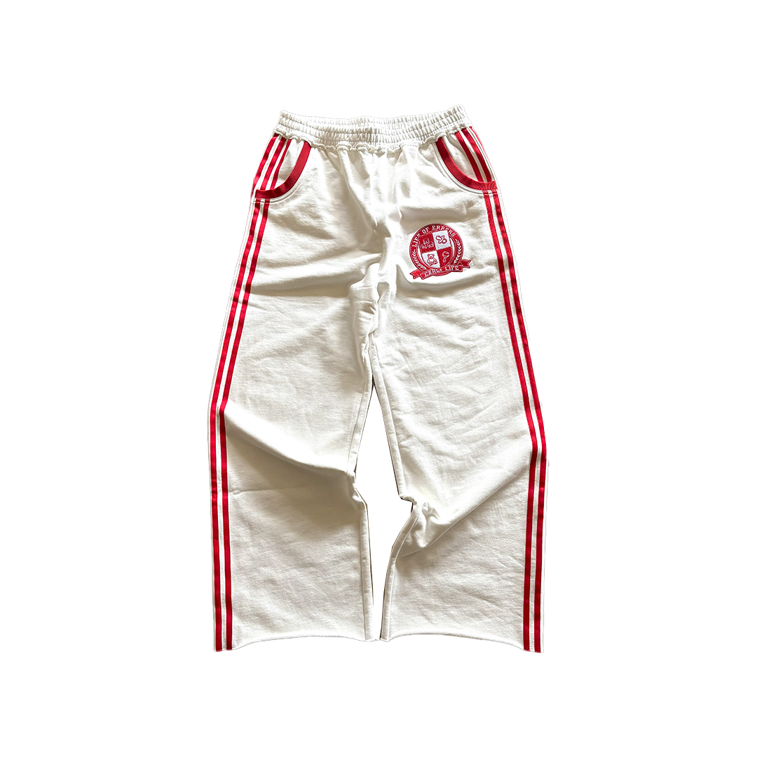 "EL ACADEMY" White Sweats