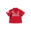 "LOE" Academy Red Polo